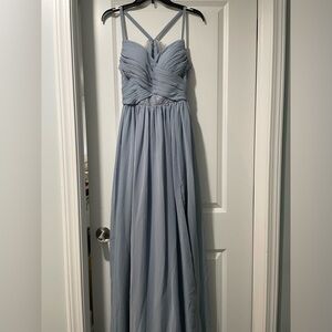 Azazie Dusty Blue Bridemaids Dress NEW WITH TAGS size A6